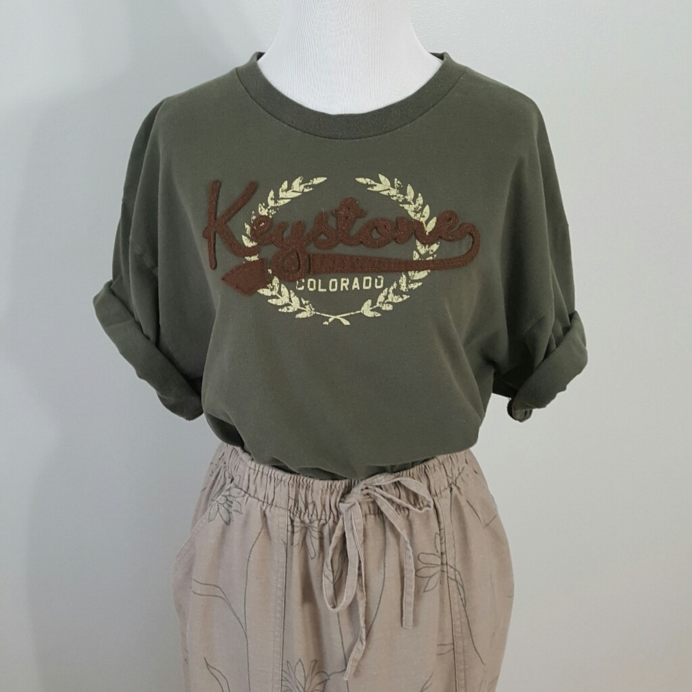 BAC Keystone Colorado Olive T-Shirt-Large